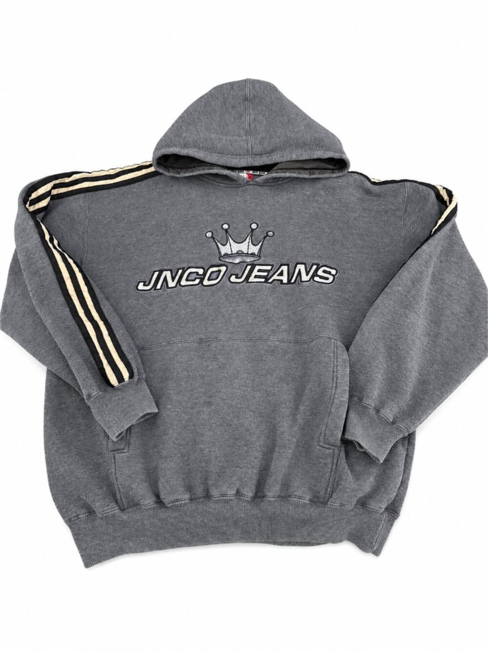 Authentic RARE Vintage Early 2000s JNCO Jeans Skate Boarding Crown Logo Hoodie